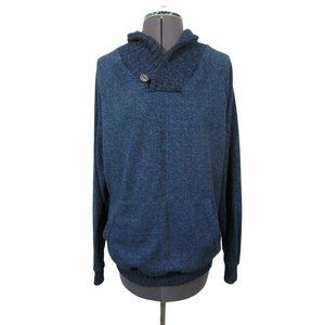 Ocean Current ribbed neck long sleeve pullover sweatshirt
